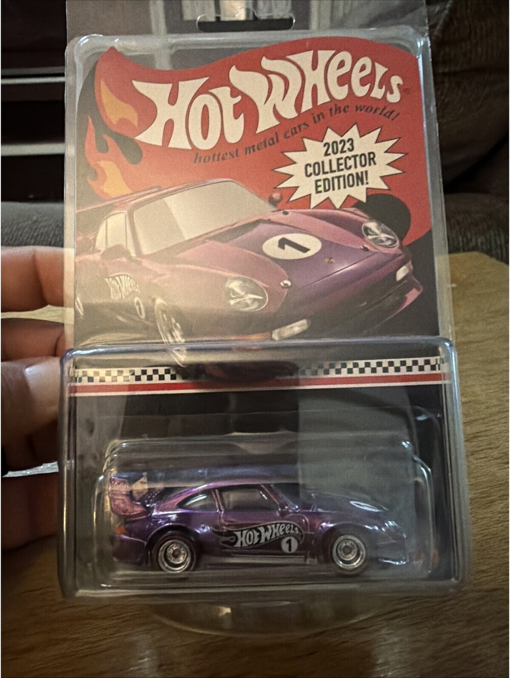 Hot Wheels Mail In 2023 No.1 Porsche 993 GT2 RLC Collector Edition In Hand